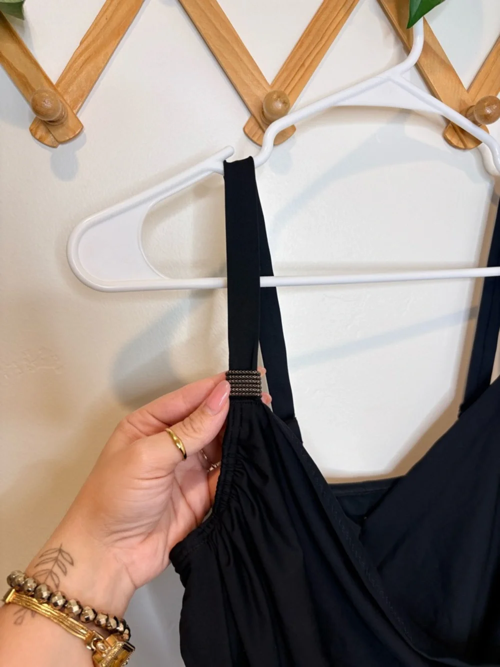 PRIMA DONNA Cocktail Asymmetric Shirred Black Swimsuit EU 80F